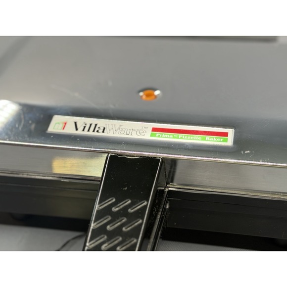 VillaWare Pizzelle Baker #5000 NS Authentic Italian Cookies Non Stick Works! - Picture 3 of 8